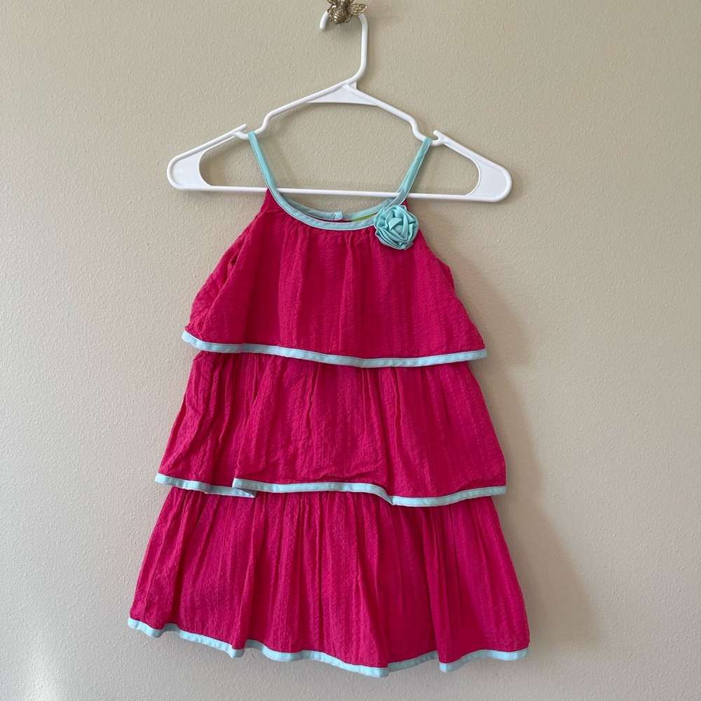 Girls Penelope Mack ruffle dress